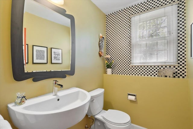 15 Scarsdale Farm Rd, Scarsdale, NY 10583 - half bathroom with toilet and a sink