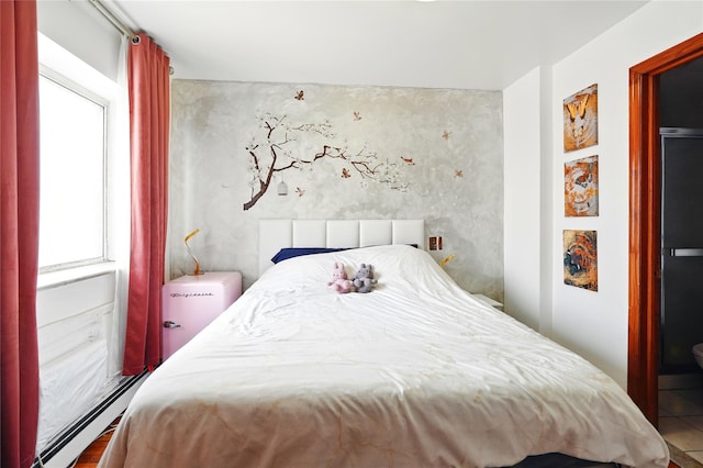 132-61 41st Rd Unit 502, Flushing, NY 11355 - bedroom with baseboard heating