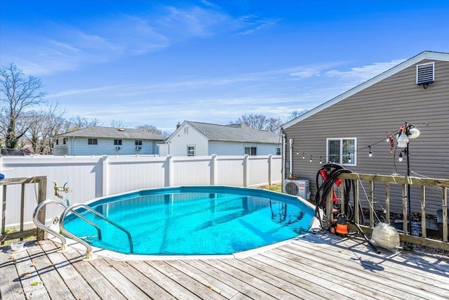 25 Snyder St, Patchogue, NY 11772 - view of pool featuring a deck and fence