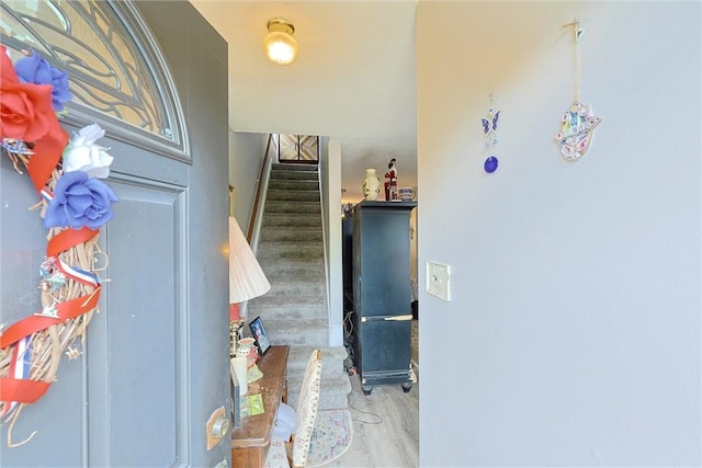 foyer entrance with stairway