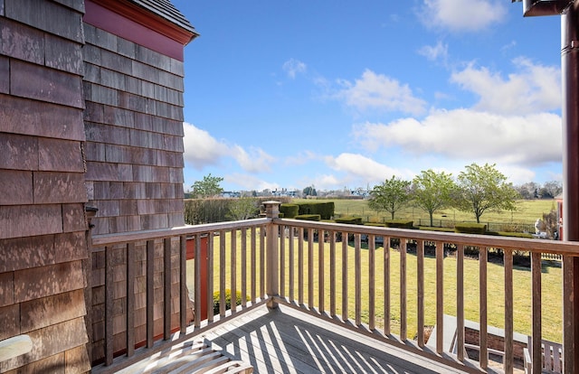 exterior space featuring a rural view