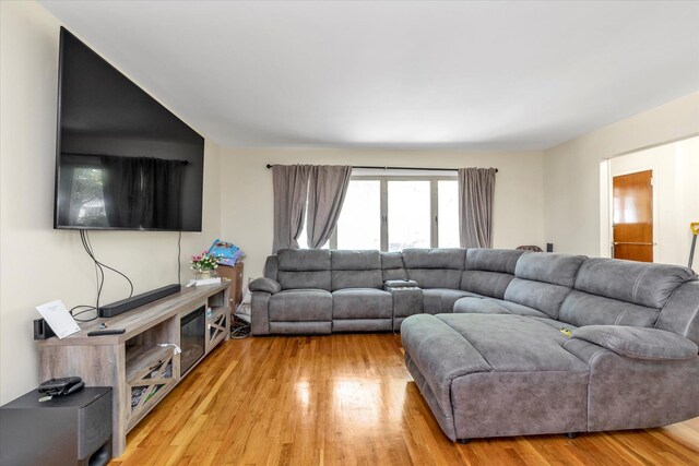 146-38 26th Ave, Flushing, NY 11354 - living room with light wood-type flooring