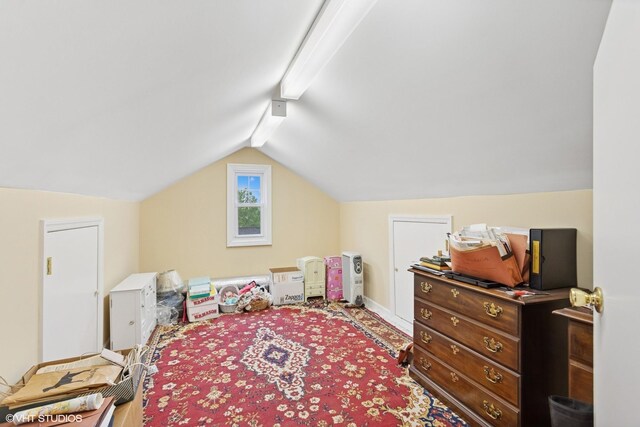 42 Hillcrest Ave, Larchmont, NY 10538 - bedroom with vaulted ceiling