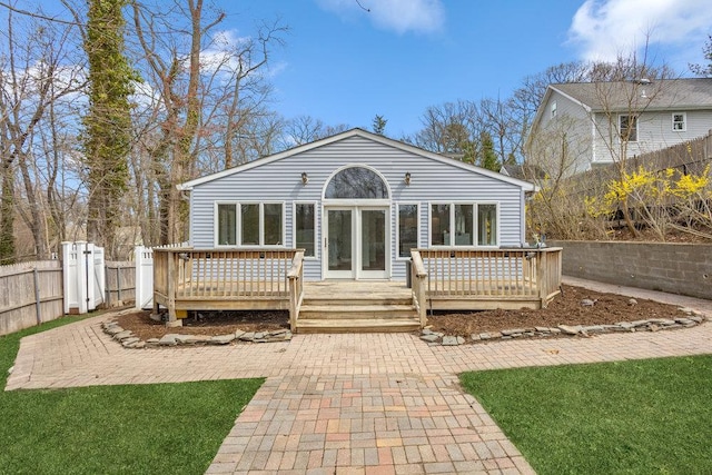 37 Soundview Rd, Huntington, NY 11743 - back of property with a deck