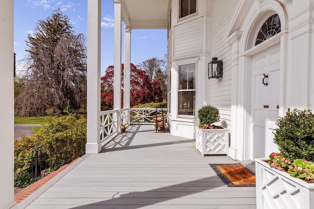 35 S Penataquit Ave, Bay Shore, NY 11706 - view of wooden porch