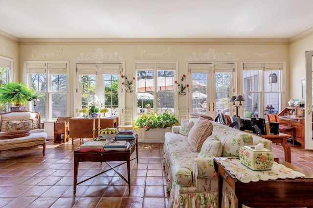 35 S Penataquit Ave, Bay Shore, NY 11706 - sunroom / solarium with french doors