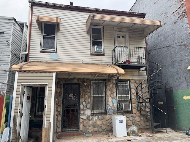 1242 Saint Lawrence Ave, Bronx, NY 10472 - view of front facade with stone siding