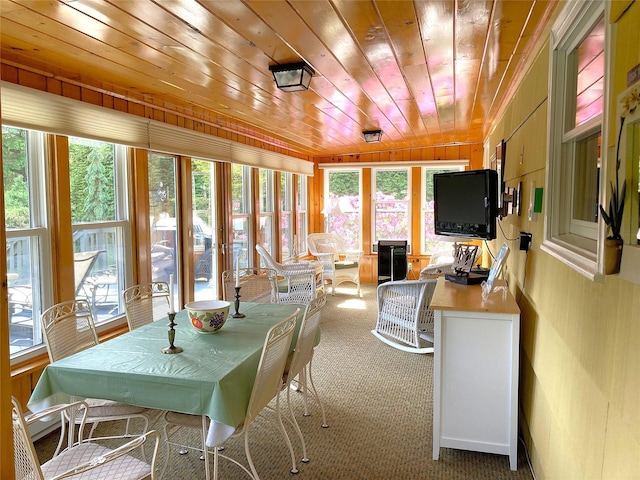 43 Glenwood Rd, New City, NY 10956 - dining area featuring carpet floors