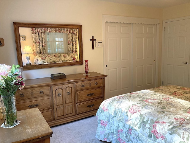 43 Glenwood Rd, New City, NY 10956 - bedroom with light colored carpet and a closet