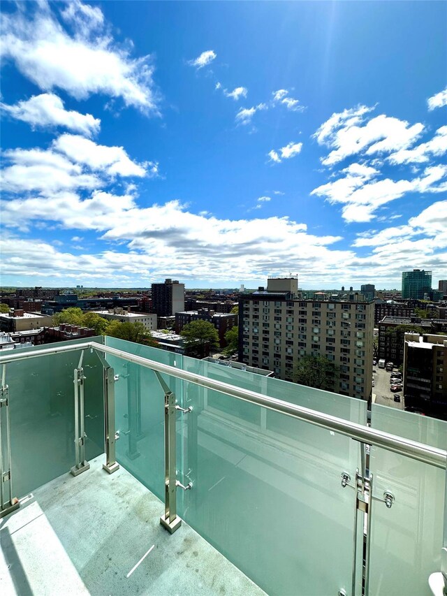 142-38 37th Ave Unit 13D, Flushing, NY 11354 - balcony featuring a city view
