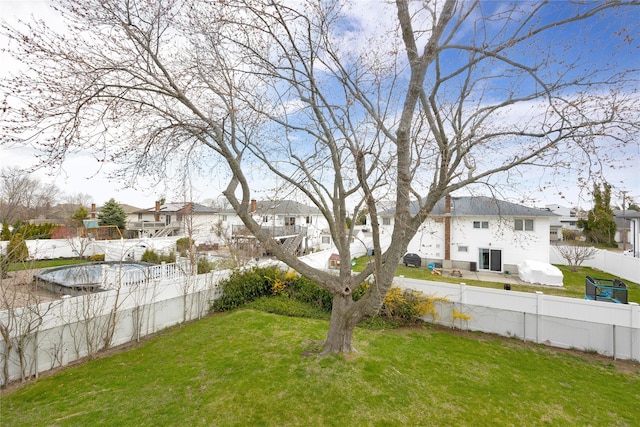 9 Ensign Dr, Massapequa, NY 11758 - view of yard with a fenced backyard and a residential view