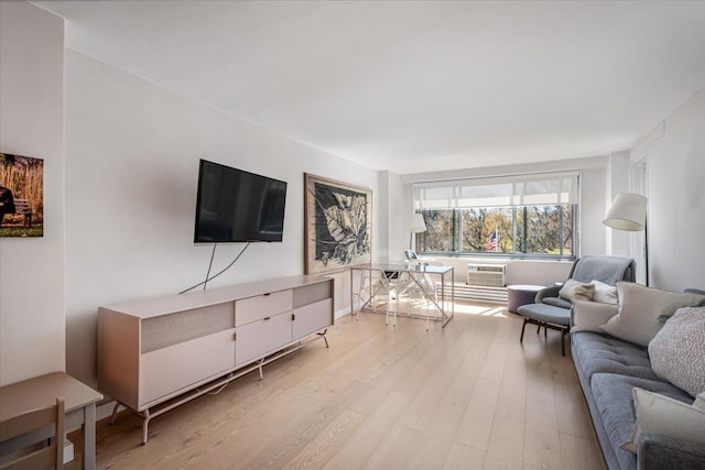 220-55 46th Ave Unit 3U, Bayside, NY 11361 - living area with light wood finished floors