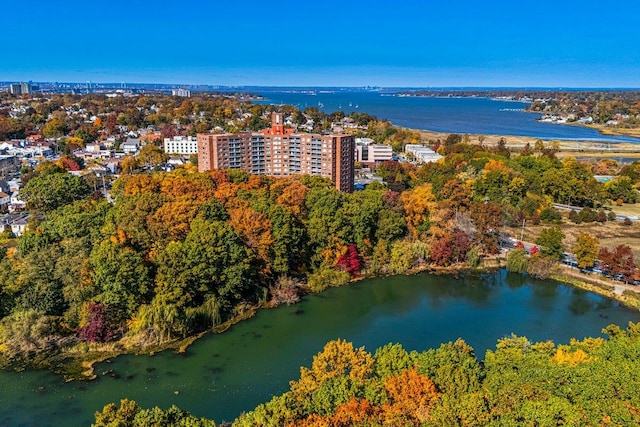 220-55 46th Ave Unit 3U, Bayside, NY 11361 - aerial view featuring a city view and a water view