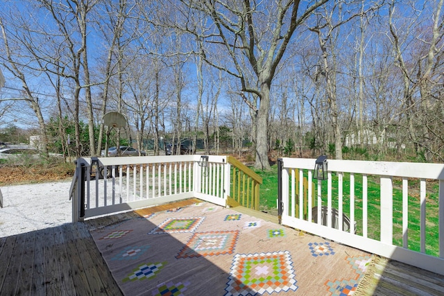 572 Montauk Hwy, Westhampton Beach, NY 11978 - view of wooden deck