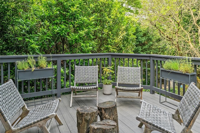 41 Euclid Ave, Hastings-On-Hudson, NY 10706 - view of wooden terrace