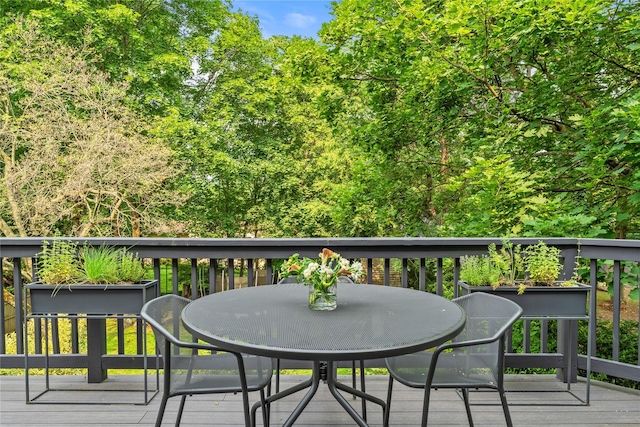 41 Euclid Ave, Hastings-On-Hudson, NY 10706 - wooden deck featuring outdoor dining space