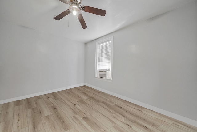 3205 Lafayette Ave, Bronx, NY 10465 - spare room with wood finished floors, ceiling fan, and baseboards