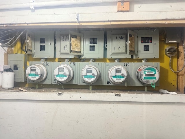 utility room featuring electric panel