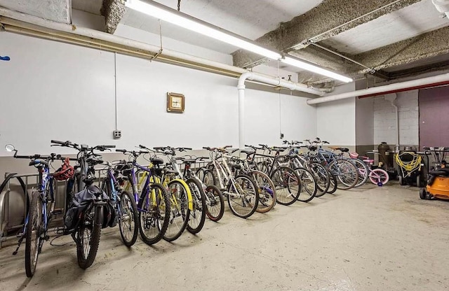 35-20 Leverich St Unit A 504, Jackson Heights, NY 11372 - garage with bike storage