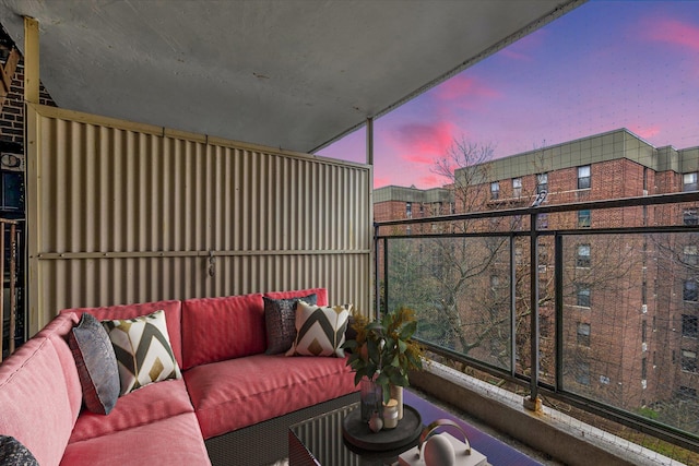 35-20 Leverich St Unit A 504, Jackson Heights, NY 11372 - balcony with an outdoor hangout area