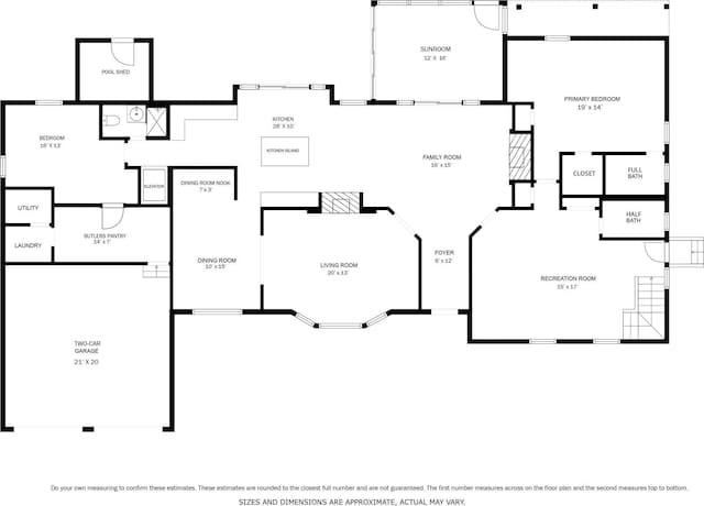 20 Oak Ln, Hampton Bays, NY 11946 - floor plan / room layout