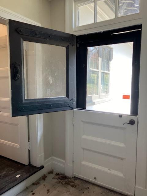 view of doorway to outside