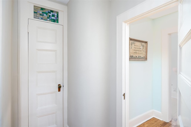 3 Druid Hill Rd, Port Jefferson, NY 11777 - hallway with baseboards and light wood-type flooring