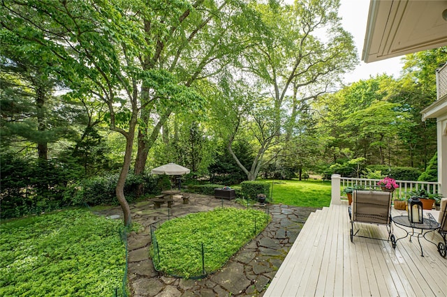 3 Druid Hill Rd, Port Jefferson, NY 11777 - view of wooden terrace