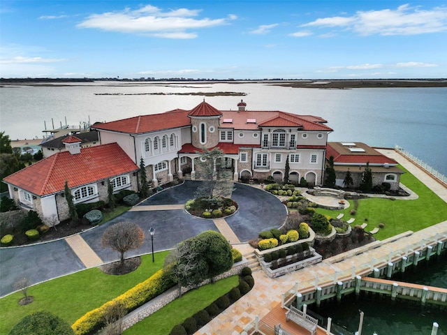 1101 Harbor Rd, Hewlett, NY 11557 - bird's eye view with a water view