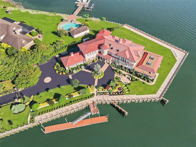 1101 Harbor Rd, Hewlett, NY 11557 - aerial view with a water view