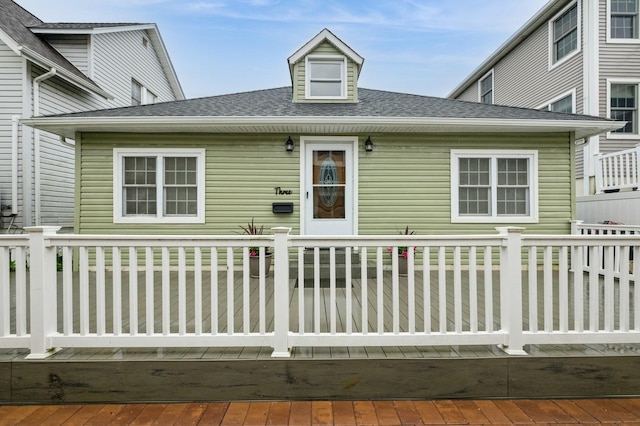 3 September Walk, Long Beach, NY 11561 - back of house featuring a deck and roof with shingles