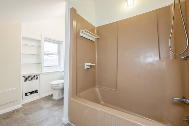 3 September Walk, Long Beach, NY 11561 - bathroom with radiator heating unit, toilet, and shower / washtub combination