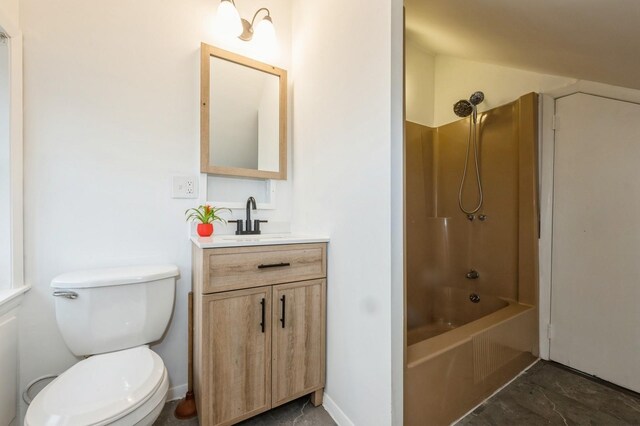 3 September Walk, Long Beach, NY 11561 - full bathroom with vanity, washtub / shower combination, and toilet