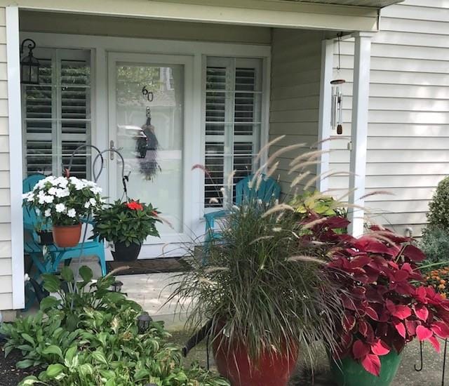60 Erin Ln Unit 60, East Setauket, NY 11733 - doorway to property with covered porch