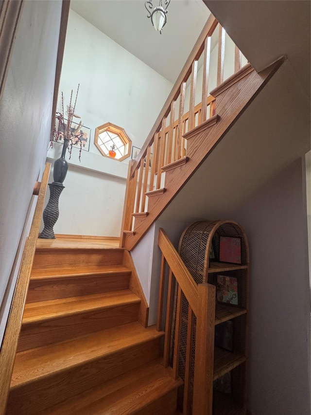 view of staircase