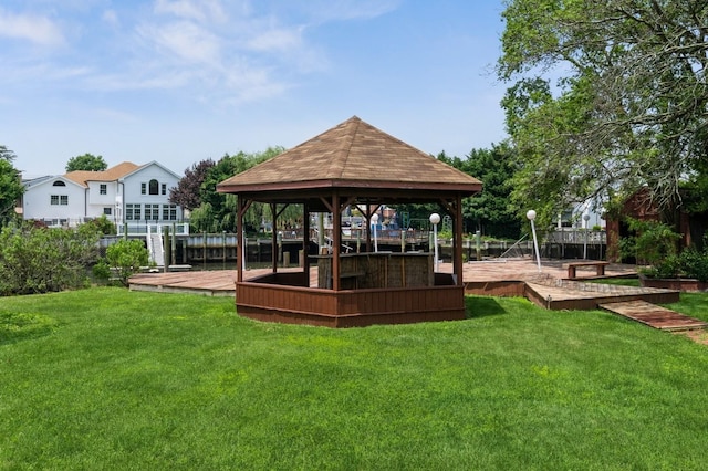 18 Oxford Rd, East Rockaway, NY 11518 - view of community featuring a yard