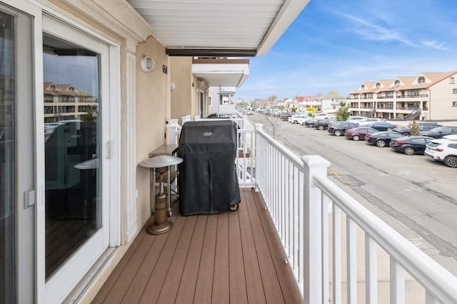 balcony with grilling area