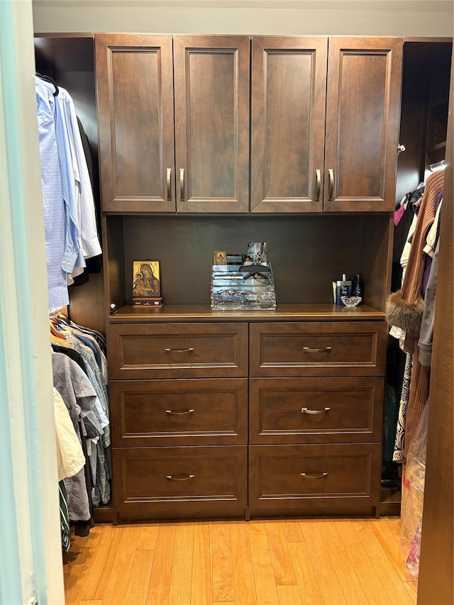 46 Wensley Dr, Great Neck, NY 11021 - walk in closet with light wood-style floors