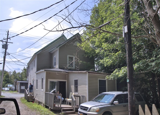 view of rear view of house