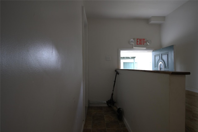 interior space with baseboards