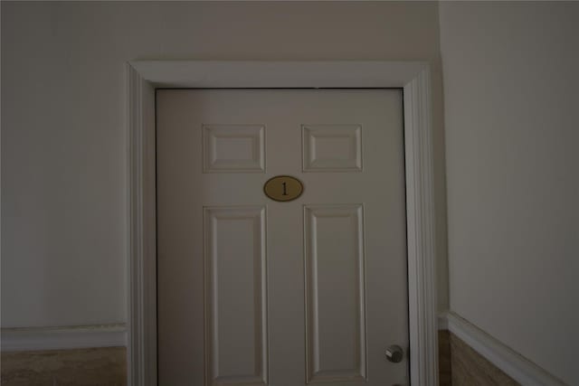 view of interior details