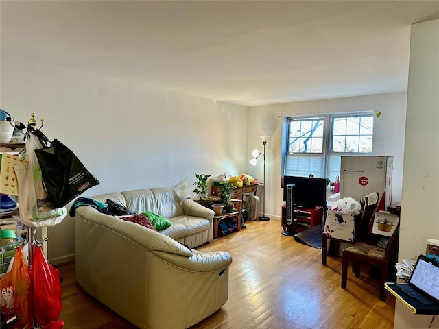 living room featuring wood finished floors