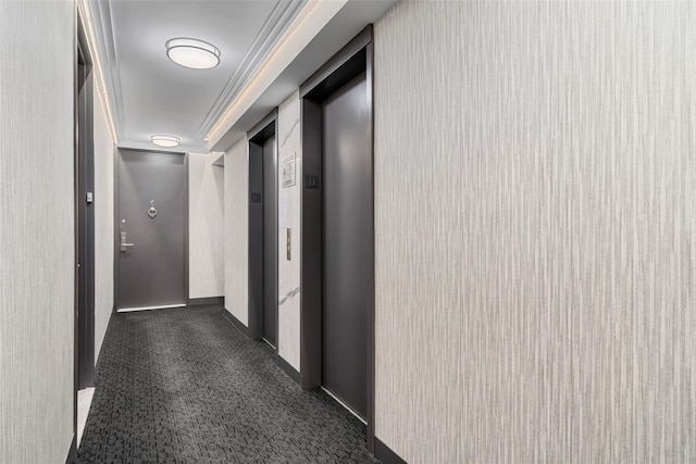 2521 Palisade Ave Unit 6A, Bronx, NY 10463 - corridor with elevator and baseboards