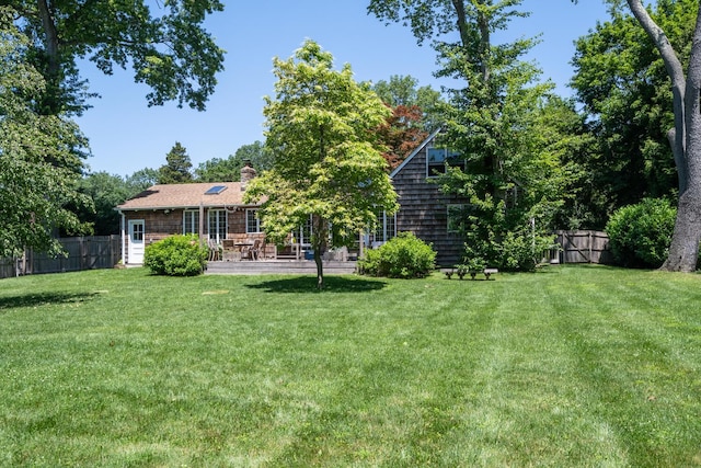 35 Turtle Cove Ln, Huntington, NY 11743 - view of yard with a patio