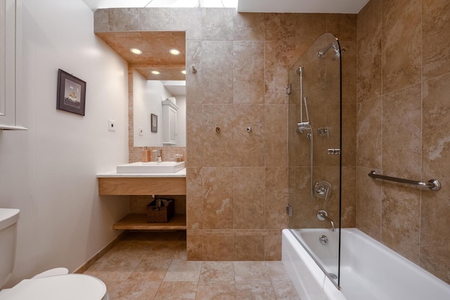 35 Turtle Cove Ln, Huntington, NY 11743 - bathroom featuring  shower combination, recessed lighting, and vanity
