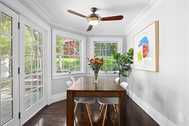 sunroom featuring french doors