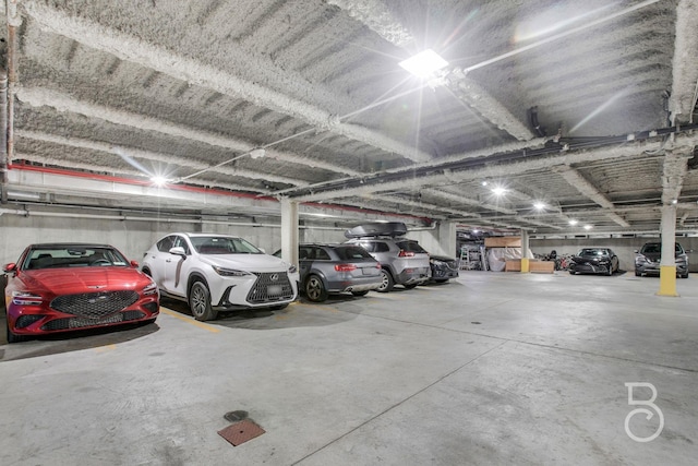 view of parking deck