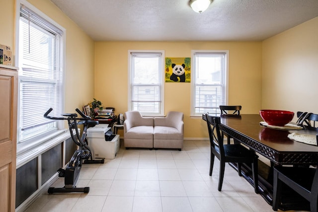 101-14 95th St, Ozone Park, NY 11416 - dining area featuring a textured ceiling and baseboards