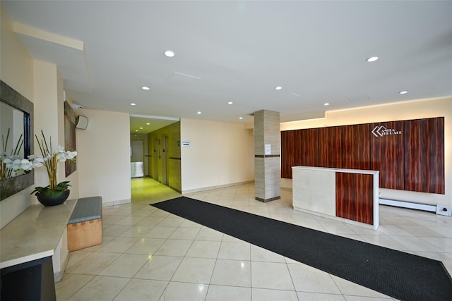 99-60 63rd Rd Unit 9Y, Rego Park, NY 11374 - reception featuring decorative columns