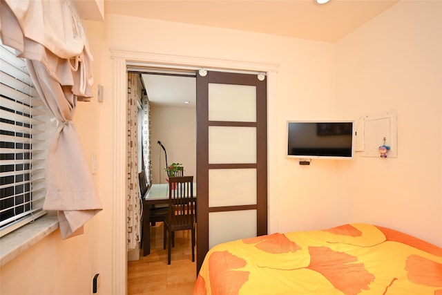 99-60 63rd Rd Unit 9Y, Rego Park, NY 11374 - bedroom featuring light wood-type flooring and recessed lighting
